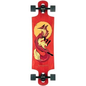 Landyachtz Drop Hammer Complete Longboard, Sun Fox, 36.5"x10"