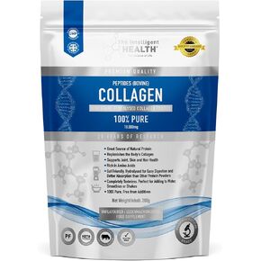Hydrolyzed Collagen Peptides Powder, Grass Fed, High Protein, Unflavored, Gluten-Free, Paleo & Keto Friendly, 20g per Serving (450g) Supports Skin, Hair, Nails, Joints, & Bones