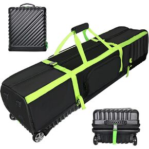 Golf Travel Bag Kube Golf Travel Cover for Airlines Ultra-Portable Foldable & Easy to Carry Hard Golf Travel Case with Wheels Perfect for Traveling & Storing Say Goodbye to Bulky Bags!
