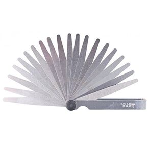 Fowler 52-485-010-0, Metric Tapered Thickness Gages 20 Leaf Set