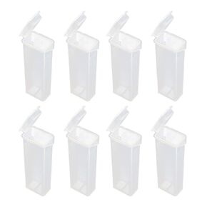 Slide Cases 5 Place Pathological Boxes Opening Slide Mailers Slide Storage Slide Holders Microscope Slide Box for Lab Supplies 10pcs