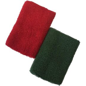 Smitty | ACS-700 | Red Green 5" Wrist Bands Set | Wrestling Arm Bands | Referee Officials