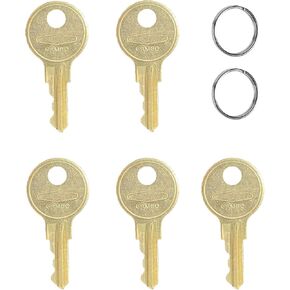 Dispenser Keys for Bobrick,33043 CAT74 Toilet Paper Towel Dispenser Key,Paper Towel and Waste Receptacles Key Compatible with Janitor Bobrick Cat 74 Dispenser,Pack of 5