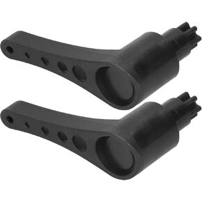 Kayak Rudder, 2pcs PVC Kayak Rudder Steering Control Handle Grip Replacement for Canoe Boats Accessories