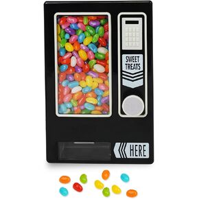 YOBRO Candy Dispenser, Cute Vending Machine for Desktop, Manual Candy Machine, Dispense Mini Candies, Birthday&Christmas Gift for Girls, Gift for Friends Girlfriends (Black)