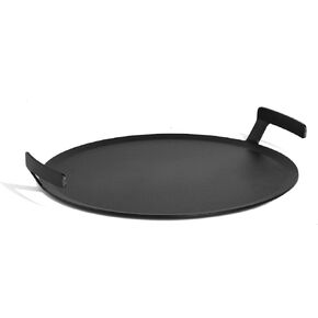 Made In Cookware - Seasoned 17" Round Carbon Steel Griddle - (Like Cast Iron, but Better) - Professional Cookware - Crafted in Sweden - Induction Compatible