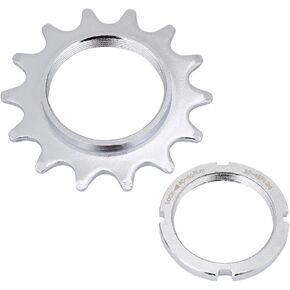 Single Speed Cog, Chainring High Strength Steel Freewheel Flywheel Sprockets Parts for Fixed Gear (14T)