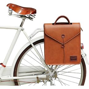 TOURBON Bike Handlebar Bag Bicycle Backpack Laptop Rear Rack Pannier