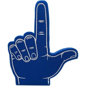 Giant Foam L Finger 18 Inch- Pistol Foam Hand for All Occasions - Cheerleading for Sports - Exciting Vibrant Colors use as Celebration Pom Poms- Great for Athletics Local Sport Events Prank Loser Finger