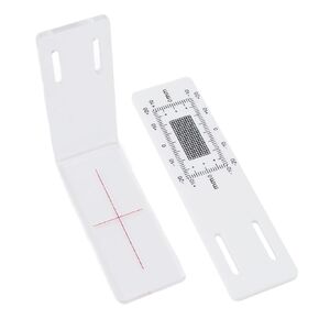 ViaGasaFamido Crack Monitor Accurate ABS Acrylic Standard Tell Tale Crack Gauge Monitor for Corner Crack Gauge Monitor Crack Monitoring Record Tool Tell Tale Corner Crack Monitor