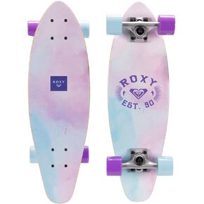 Roxy Mini Pintail Cruiser Skateboard Pastels 25 Inches for Girls, Boys, and Kids Ages 8+