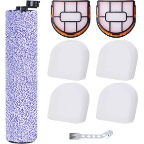 Replacement Brush Roller and Filter for Shark WD101 / AW302 / WD201 / WD161 / WD261 / AW261 Hydrovac XL 3-in-1 Vacuum Cleaner, Cordless Pro XL Vacuum Accessories