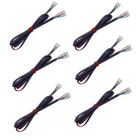 6 PCS 3D Printer Stepper Motor Cable XH2.54 4Pin to 6Pin Terminal Motor Wires, Ender 3 Stepper Motor Cables, 4 Pin to 6 Pin Stepper Motor Wire for 3D Printer Nema 17 Stepper Motor (1M)
