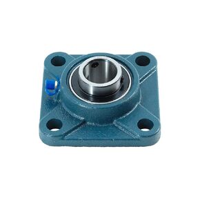CHR Pillow Block Bearings | UCF205-16 | 2 Pack | Square Flange Mounted Pillow Block Bearings - Chrome Steel Bearings with 1" Bore | ISO 9001-2015 Certified