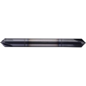 BestParts High Performance Solid Carbide End Mill, Chamfer Mill - Double End - AlTiN Coated, 4 Flute, 90° Chamfer Angle, 1/2" Cutting Diameter, 1/2" Shank Diameter, 3" Overall Length