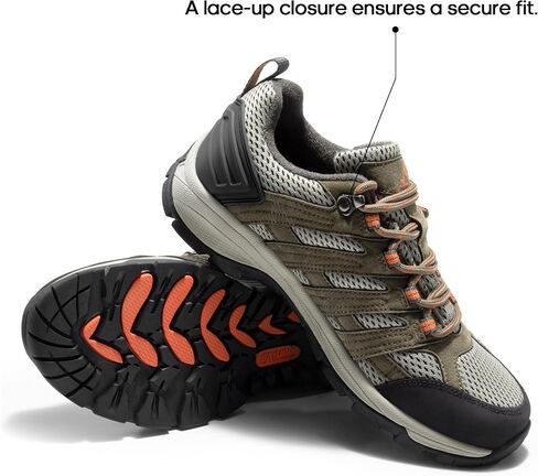 NORTIV 8 Women's Hiking Shoes Lightweight Breathable Mesh Walking Sneakers Outdoor Work Shoes in Kuwait