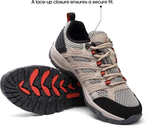 NORTIV 8 Women's Lightweight Hiking Shoes | Breathable Walking Sneakers Slip-Resistant For Outdoor Work Travel Daily Wear Wander in Saudi Arabia