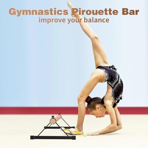 Tongmo Gymnastics Pirouette Bar for Handstands Training, Wood Pirouette Bar Handstand Floor Bars for Gymnast Training in Saudi Arabia