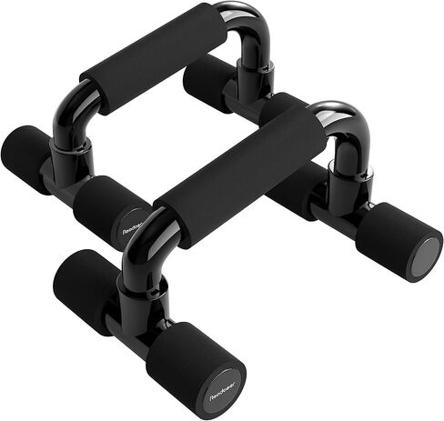 ONETWOFIT Push Up Bar, Workout Stands With Push-up Bracket Board with Non-Slip Sturdy Structure Portable for Home Fitness Training, Strength Training Home Gym-Gray in Saudi Arabia