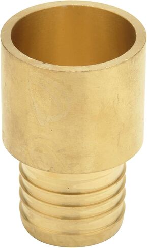 ZURN PEX QQ675CX محول العرق الذكوري المجعد، قطر صغير، 3/4 بوصة عرق ذكر × 3/4 بوصة بارب، نحاس (عبوة من 50) in Kuwait