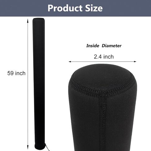 Boat Trailer Guide Pole Cover, 2 Pcs Neoprene Heavy Duty Marine Trailer Guide Protective Cover for Jet Ski Boat Sailboat Trailer in Saudi Arabia