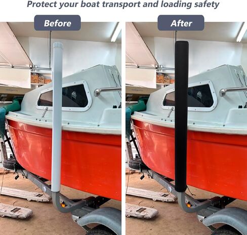 Boat Trailer Guide Pole Cover, 2 Pcs Neoprene Heavy Duty Marine Trailer Guide Protective Cover for Jet Ski Boat Sailboat Trailer in Saudi Arabia