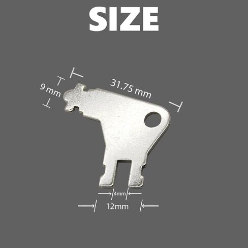 Venforze Toilet Paper Dispenser Key Set, 6Pcs Universal Key Compatible for Georgia Pacific and Other Brands (6 Silvery Key & 6 Keyrings & 2 Hooks) in Saudi Arabia