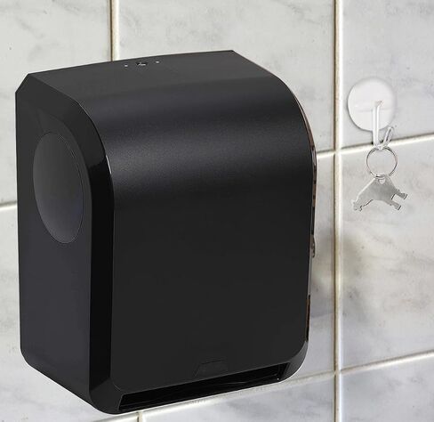 Venforze Toilet Paper Dispenser Key Set, 6Pcs Universal Key Compatible for Georgia Pacific and Other Brands (6 Silvery Key & 6 Keyrings & 2 Hooks) in Saudi Arabia