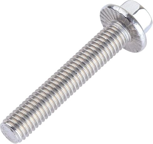 Rwraps 6 Sets M10-1.5x50mm Flanged Hex Head Bolt,Stainless Steel Exhaust Flange Bolts & Nuts for Exhaust Manifold Hardware Kit in Kuwait