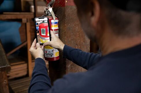 Duck Pro by Shurtape BR Code Permanent & Heavy Duty Scannable Labels, 100 Preprinted Codes per Roll, Connect Digital Information to Physical Locations for Asset Tracking & Digital Checklists, Yellow in Kuwait