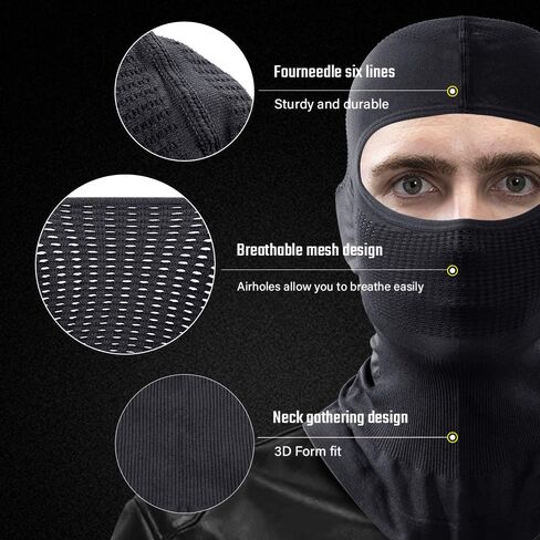 WTACTFUL Winter Thermal Balaclava Face Mask of Men - Ski Mask, Breathable Elastic Fit & Perfect for Outdoor Activities! in Kuwait