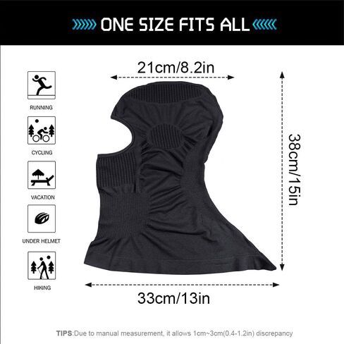 WTACTFUL Winter Thermal Balaclava Face Mask of Men - Ski Mask, Breathable Elastic Fit & Perfect for Outdoor Activities! in Kuwait