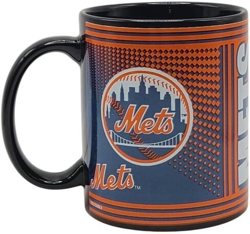 Boelter Brands Licensed MLB 11oz Sublimated Hero Mug (New York Mets), MLB-11oz-Hero-Sub in Saudi Arabia