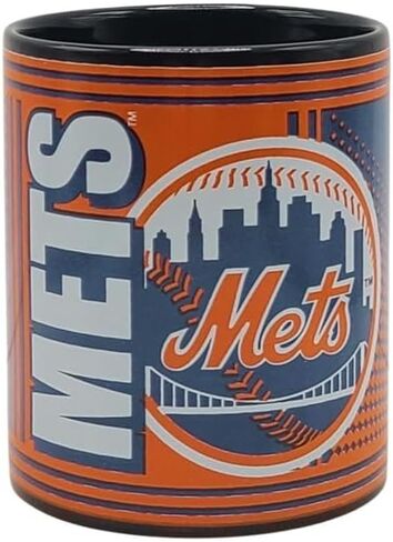 Boelter Brands Licensed MLB 11oz Sublimated Hero Mug (New York Mets), MLB-11oz-Hero-Sub in Saudi Arabia