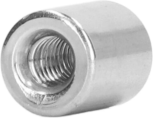 50Pcs Round Coupling Nuts, M3*0.5-6-L5mm Threaded Rod Connector Nuts for Screw Rod Fixing in Saudi Arabia