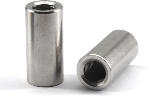 (30 Pieces) M4 6x12mm Round Connector Nuts 304 Stainless Steel Sleeve Nuts Long Rod Coupling Nut in Saudi Arabia
