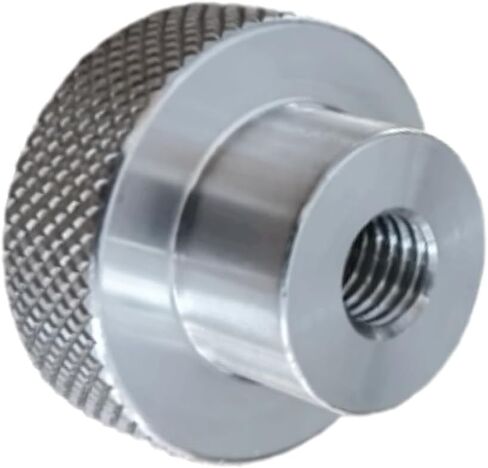 CHANCS Aluminum Alloy Black Handwheel Knurled Adjustment Handle 30mm OD Thread M5 for Accessories Machine Tools in Kuwait