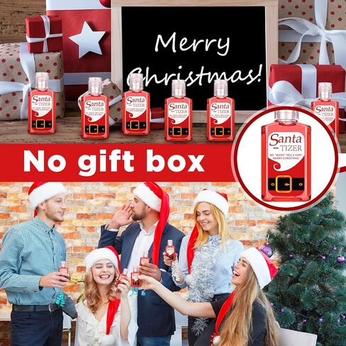Oudain 50 Pcs Christmas Santa Mini Hand Sanitizer Bulk Christmas Gift Favors Small Hand Sanitizer for Guest 1fl oz Travel Size Hand Soap Gift for Christmas Xms Party Supplies in Saudi Arabia