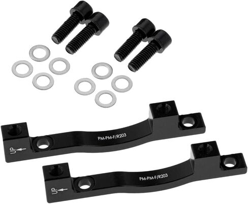SM SunMix Universal 203 مم MTB دراجة الطريق دراجة قرص الفرامل جبل محول استبدال الملحقات، أسود in Kuwait