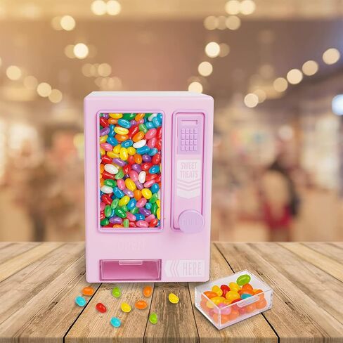 YOBRO Candy Dispenser, Cute Vending Machine for Desktop, Manual Candy Machine, Dispense Mini Candies, Birthday&Christmas Gift for Girls, Gift for Friends Girlfriends (Black) in Kuwait