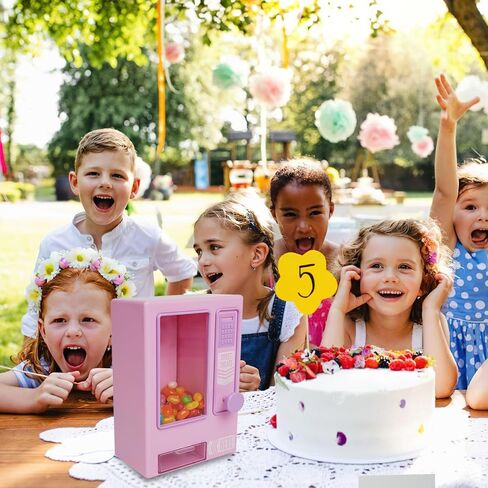 YOBRO Candy Dispenser, Cute Vending Machine for Desktop, Manual Candy Machine, Dispense Mini Candies, Birthday&Christmas Gift for Girls, Gift for Friends Girlfriends (Black) in Kuwait