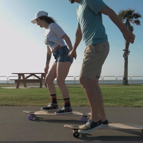 Canadian Maple Freeride Concave Deck Longboard (Drop-Through,42Inch) in Saudi Arabia