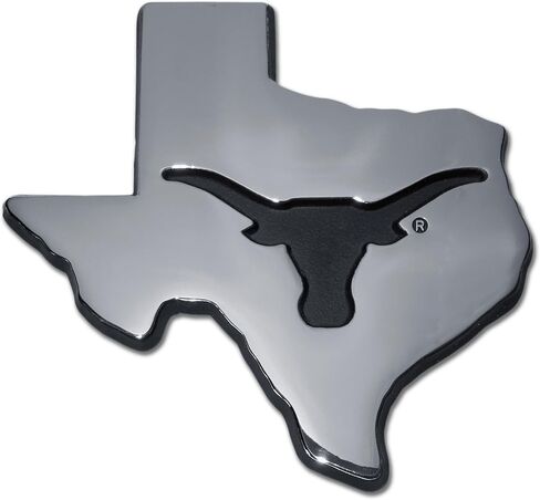 Elektroplate University of Texas (TX Shape Debossed) Emblem in Saudi Arabia