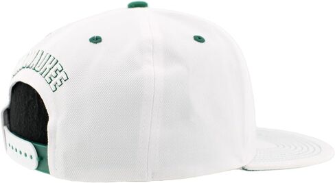 ZHATS NBA Officially Licensed Adjustable Snapback Hat Flat Bill Z11 Pop White in Saudi Arabia