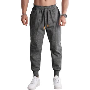 BUXKR Men's Athletic Sweatpants Casual Gym Joggers Workout Running Track Pants with Pockets