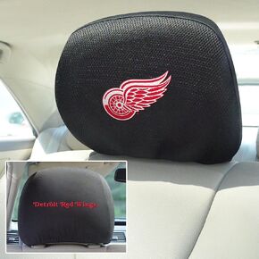FANMATS 14781 NHL Detroit Red Wings Polyester Head Rest Cover , 10"x13"