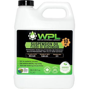 WPL High Performance Bicycle Suspension Oil 1L - Premium Bike Oil for Shocks and Forks - Provides Extreme Lubricity and Smooth Compressions