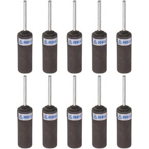 HARFINGTON 10pcs Abrasive Sandpaper Rolls 1000 Grit 2.35mm Shank Sanding Drums Sleeves Cylinder Grinding Head for Woodworking Glass Metal Polishing in Kuwait