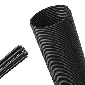DGSL Backer Rod, Concrete Crack Filling EPDM Rubber Backer Rod for Joints and Gaps, Driveway and Wall Cracks (16.4 Feet Length) (Black, 3/4" Diameter x 16.4' Length)