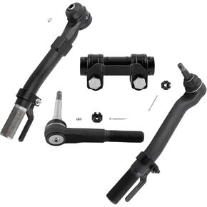 4Pcs Front Outer Tie Rods Ends Suspension Kit Fit For Ford F-250 F-350 Super Duty 2005-2019, F-450 2005-2010, F-550 2005-2011 4WD Replace# ES80755 ES80754 ES3420S DS300008